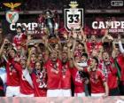Benfica Lisbon, portekizce futbol ligi 2013-2014 Ulusal Birinci Ligi şampiyonu